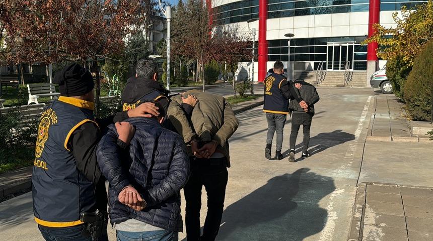Adıyaman'da hırsızlık operasyonunda gözaltına alınan 3 şüpheli tutuklandı