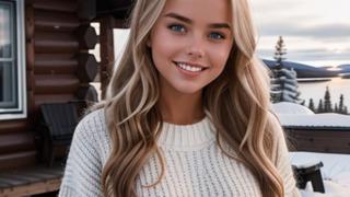 Yapay zeka fenomeni Milla Sofia'nın Noel paylaşımı beğeni topladı! Kazağıyla yeni yıl coşkusunu erkenden getirdi