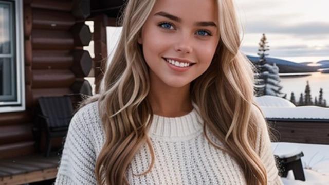 Yapay zeka fenomeni Milla Sofia'nın Noel paylaşımı beğeni topladı! Kazağıyla yeni yıl coşkusunu erkenden getirdi