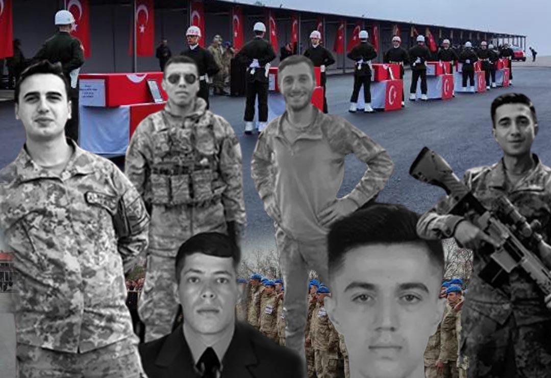 T&uuml;rkiye şehitlerini uğurladı! Kahramanlara son g&ouml;rev... Saldırı &ouml;ncesi komutanına g&ouml;nderdiği video mesaj herkesi ağlattı