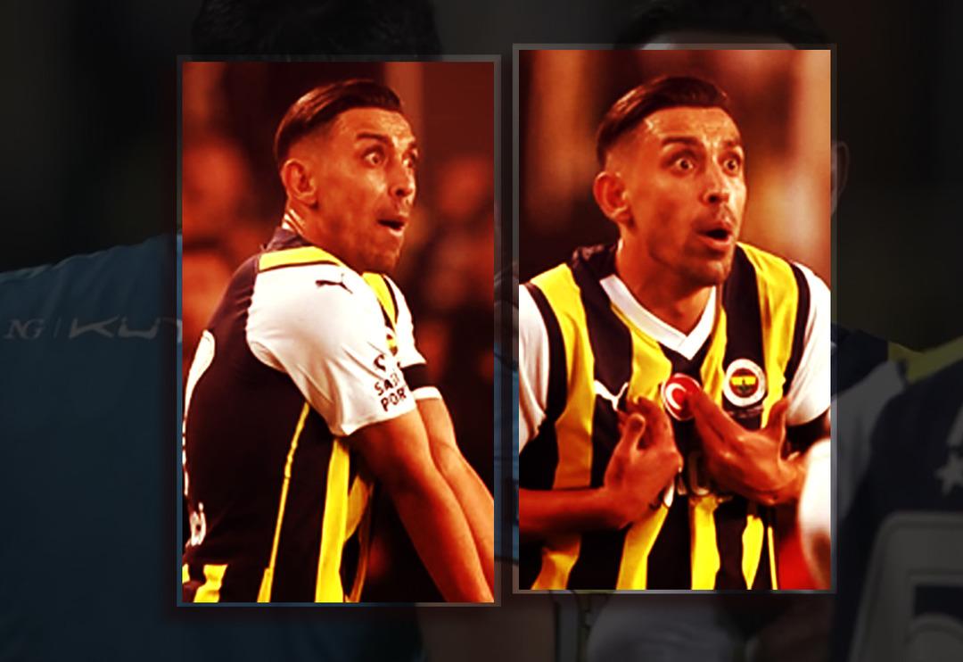 Fenerbah&ccedil;e Galatasaray derbisi gerilim dolu başladı! İrfan Can Kahveci ile Arda Kardeşler arasında gerilim...