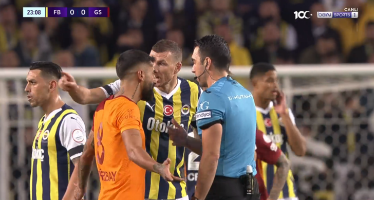 SON DAKİKA: Derbide tansiyon yükseldi, Icardi ile Edin Dzeko kafa kafaya geldi! "Seni duyamıyorum" G3