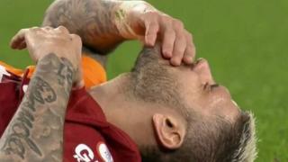 Icardi penaltı bekledi, hakem Arda Kardeşler VAR ile konuştuktan sonra 'devam' dedi!