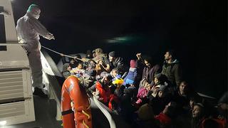 Çanakkale'de 77 kaçak göçmen yakalandı!