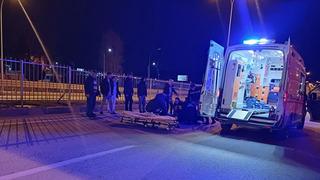 Araç önce yayaya, ardından bariyerlere çarptı: 1 ölü, 1 yaralı