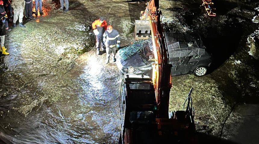 Ordu'da kayıp çiftin cesetleri ırmağa devrilen araçta bulundu