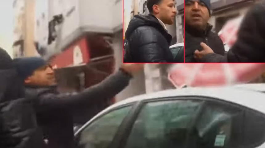 Sosyal medya bu görüntüleri konuşuyor! İstanbul'da gurbetçilerden 1000 TL istedi, sebebi ise... 'Ölümüne ben bırakmam'