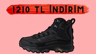 Ayaklarınız kış boyu kuru kalsın! Suya dayanıklı Merrell outdoor ayakkabıda büyük fırsat