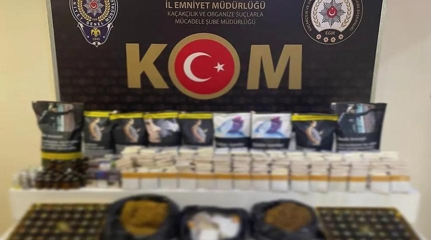 Erzincan’da kaçak sigara operasyonu