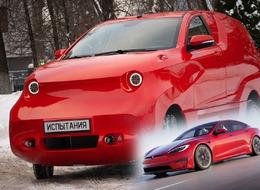 ‘Tesla Katili’ dediler, ördeğe benzettiler! Rusya’nın elektrikli otomobili Amber alay konusu oldu