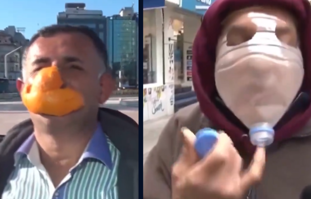 T&uuml;rkiye'de pandemi d&ouml;nemi b&ouml;yle ge&ccedil;ti! Kendisine organik maske yapan da vardı arabasını koronavir&uuml;sten korumak isteyen de...