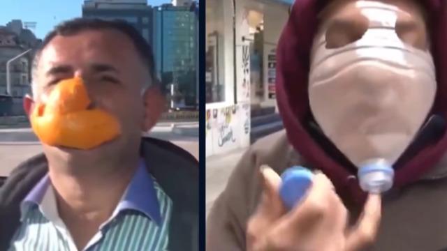 Türkiye'de pandemi dönemi böyle geçti! Kendisine organik maske yapan da vardı arabasını koronavirüsten korumak isteyen de...