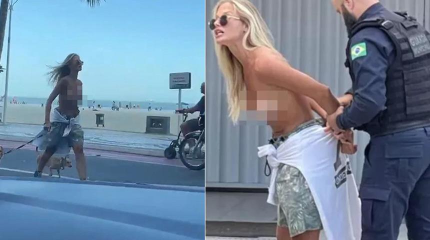 'Çifte standart' dedi, kimseye aldırış etmeden sokakta böyle yürüdü