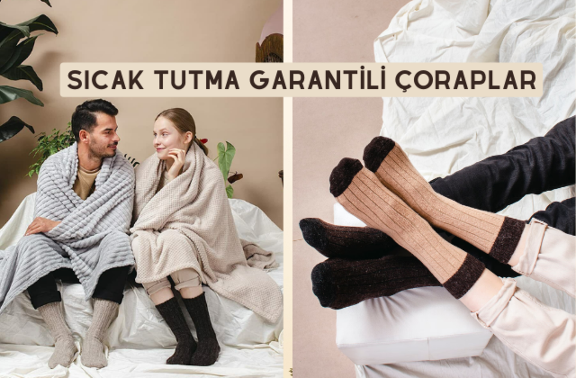 "Ayaklarım bir türlü ısınmıyor!" diyenler için sıcak tutma garantili çoraplar