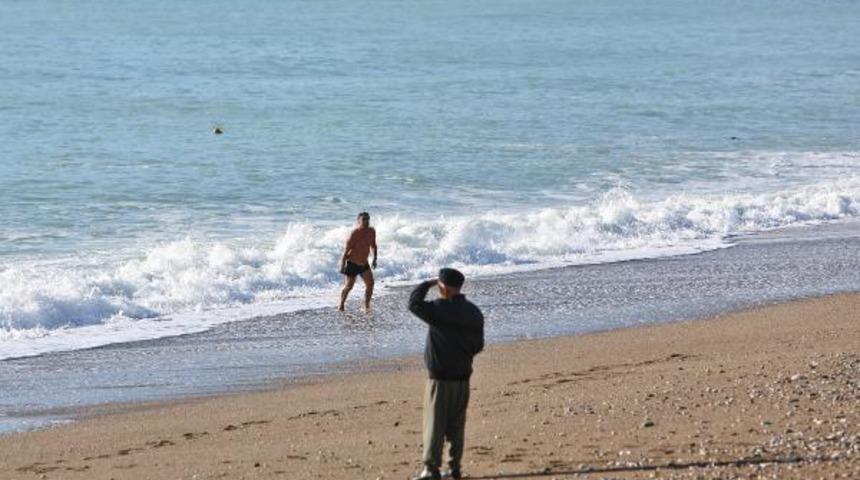 Ocak ayında deniz keyfi
