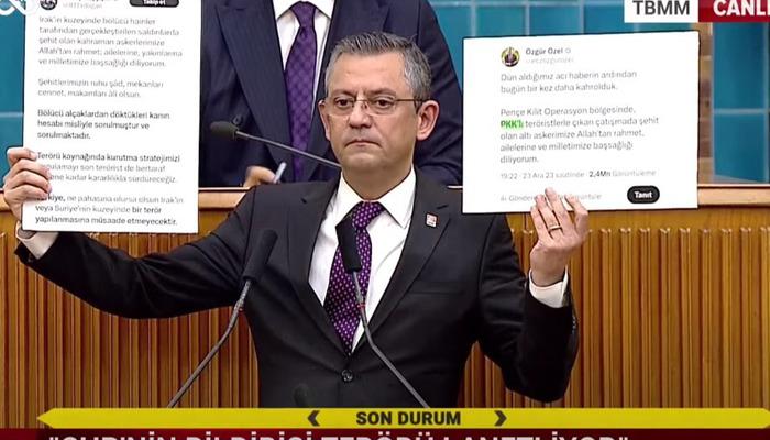 CHP lideri Özgür Özel'den Bahçeli'ye yanıt! İki paylaşımı böyle karşılaştırdı