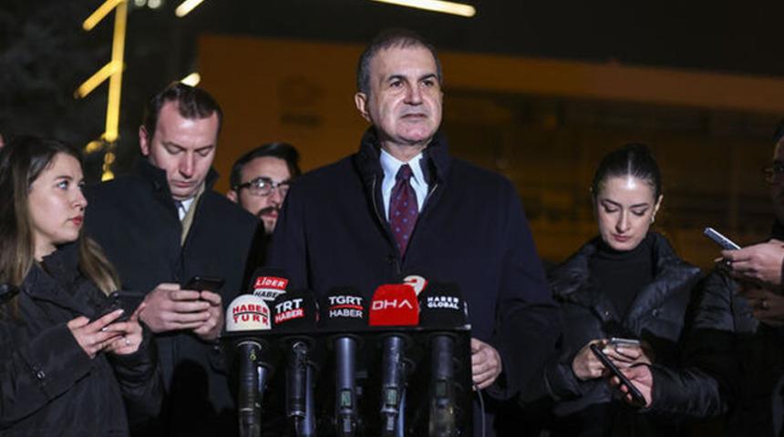 AK Parti Sözcüsü Ömer Çelik: Terör örgütlerine müsaade etmeyiz