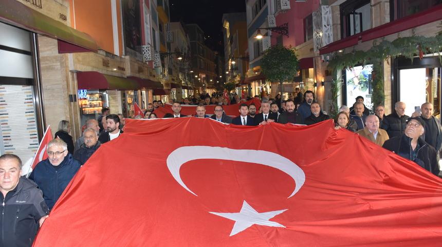 Ordu'da şehit askerleri anma yürüyüşü düzenlendi