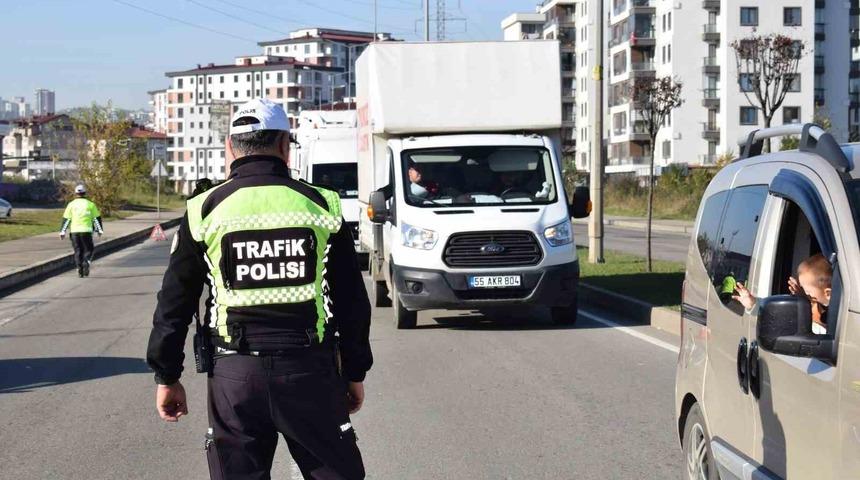 Ordu’da bir haftada 13 bine yakın araç denetlendi