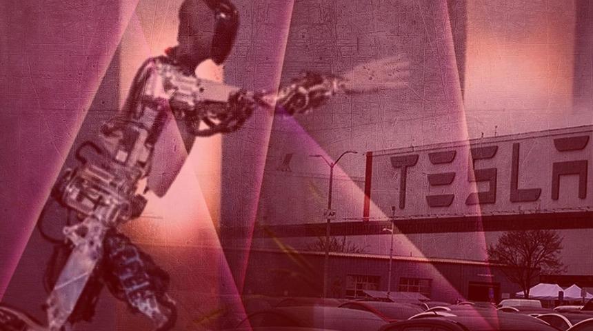 Tesla fabrikasında robotun mühendise saldırdığı ortaya çıktı! Zeminde kan izleri...