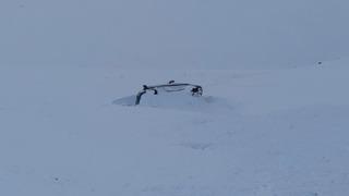 Çığ 2 aracı uçuruma yuvarladı