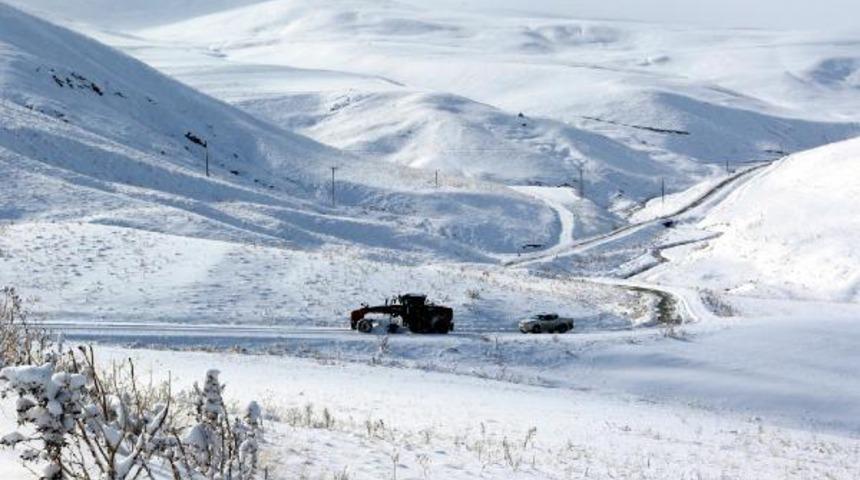 Van ve Hakkari'de kar yolları kapattı