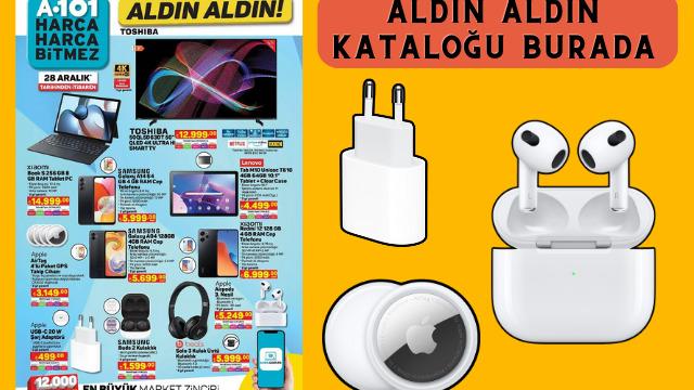 A101'e AirPods ve AirTag geliyor! 28 Aralık A101 Aldın Aldın Kataloğu burada