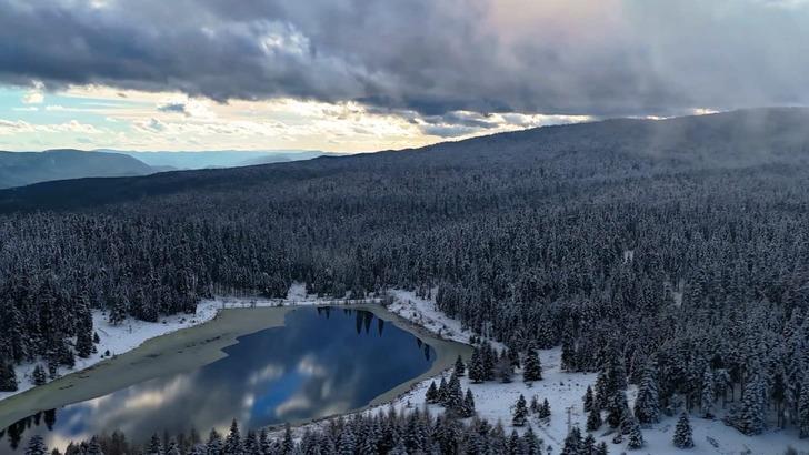 Görenleri hayran bıraktı! Kartpostallık fotoğraflar... Kar manzarasında görsel şölen G4