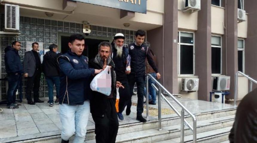 Aydın'da tutuklanan 2 DEAŞ'lı cezaevine b&ouml;yle gitti