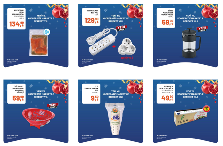 TARIM KREDİ MARKET İNDİRİMLİ ÜRÜNLER LİSTESİ ARALIK 2023: Tarım Kredi Kooperatif Market'te hangi ürünler indirimde? Yılın son fırsatları! G3