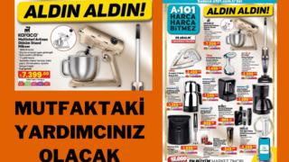 İndirimli fiyatıyla dikkat çeken Karaca Multichef Artisan Stand Mikser A101 Aldın Aldın Kataloğu'nda