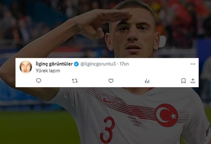 Kaan Ayhan'a asker selamı vermediği için tepki gösteren Merih Demiral, Suudi Arabistan skandalına ses çıkartmadı denmişti Merih'den yanıt! G3