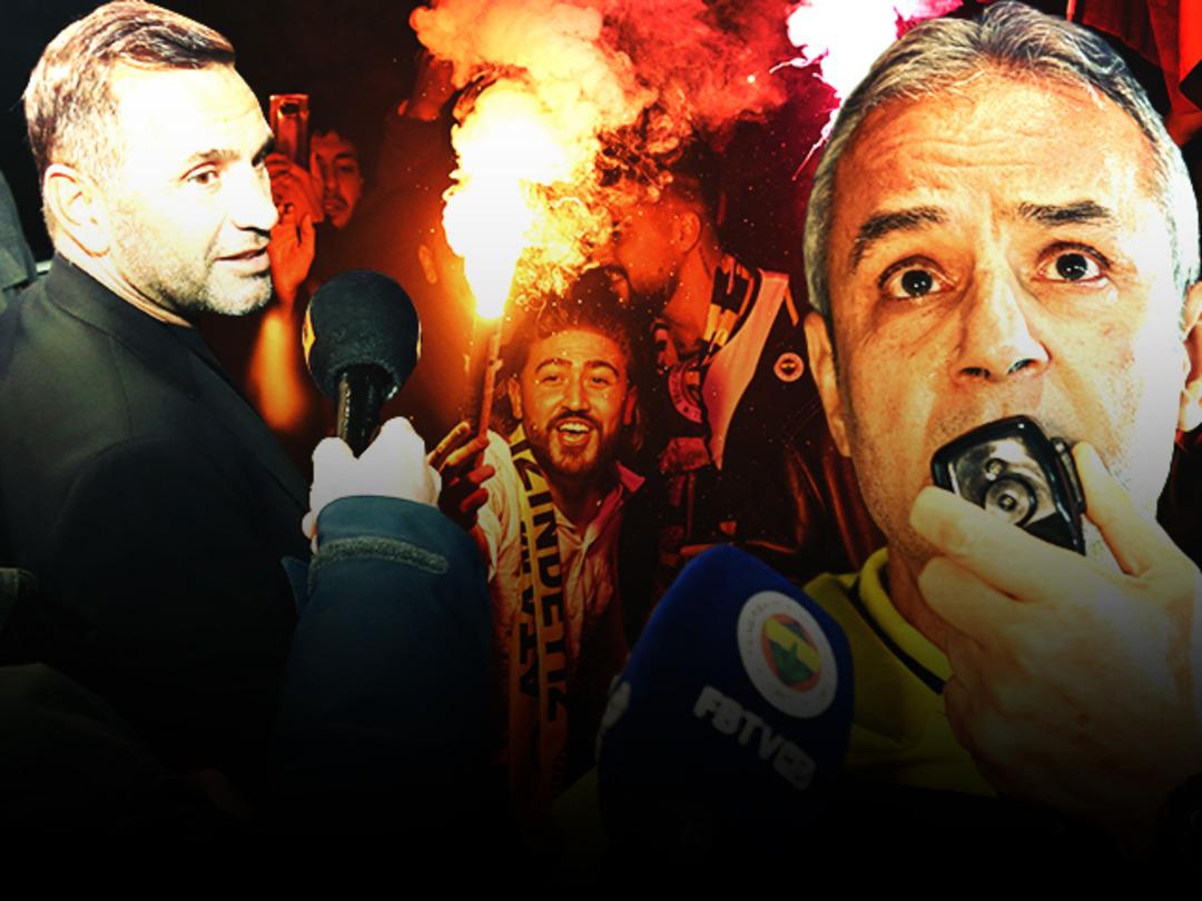 SON DAKİKA: Suudi Arabistan'daki S&uuml;per Kupa ma&ccedil;ına &ccedil;ıkmayarak yurda d&ouml;nen Fenerbah&ccedil;e ve Galatasaray'a coşkulu karşılaşama! Taraftarlar ortak tezah&uuml;ratlarla takımlarını bekledi