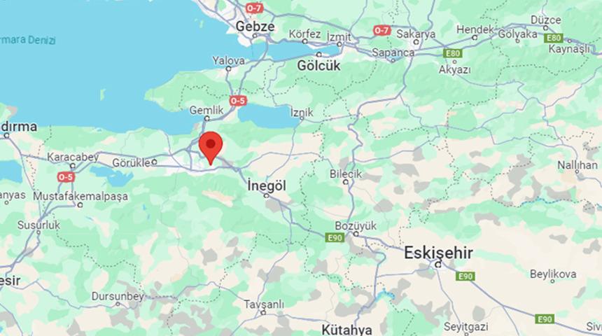 SON DAKİKA | Kandilli duyurdu! Bursa'da 3.7 büyüklüğünde deprem