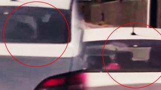 İstanbul'da dehşet anları kamerada! Kadını, seyir halindeki otomobilin içinde tokat ve yumruklarla darp etti