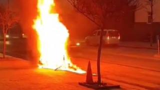 Yer: Düzce! Yakalanınca ateşe verdi