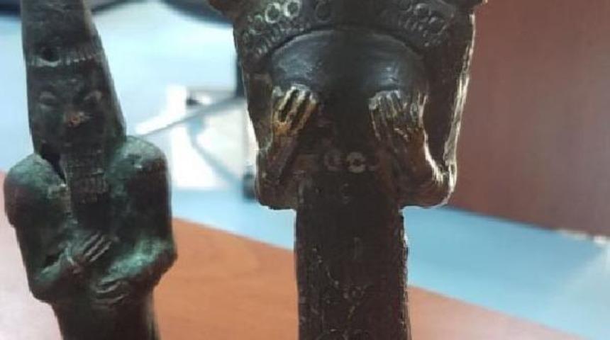 Adana'da ele ge&ccedil;irilen objeler tarihi eser &ccedil;ıktı