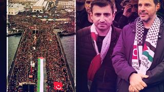 Yeni yılın ilk gününde İstanbul'da şehitler ve Gazze için yürüyüş! On binler Galata Köprüsü'ne akın etti: Bakan Bak, Bilal Erdoğan, Selçuk Bayraktar, Berat Albayrak...