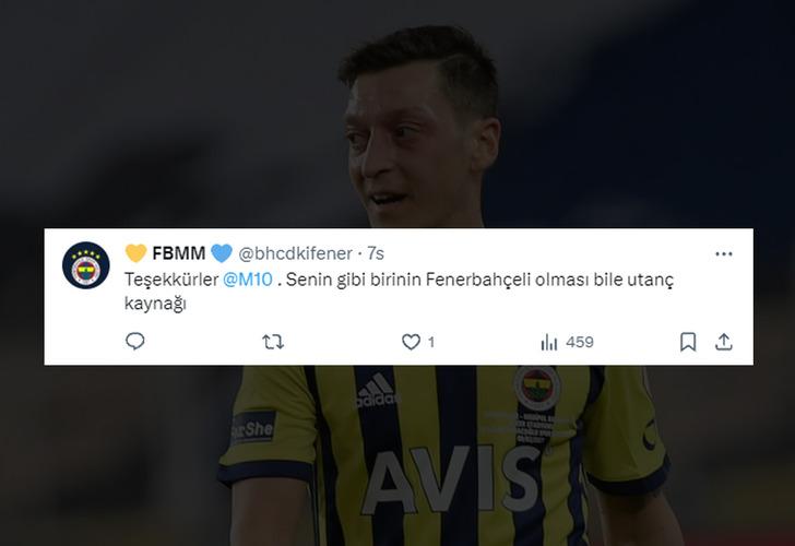 Mesut Özil'den Fenerbahçeli taraftarları hayal kırıklığına uğratan hamle! Sosyal medyada tepki çok büyük G2