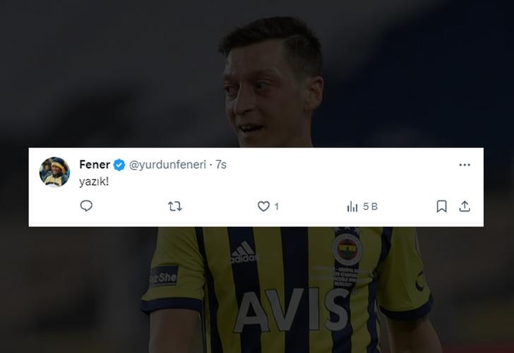 Mesut Özil'den Fenerbahçeli taraftarları hayal kırıklığına uğratan hamle! Sosyal medyada tepki çok büyük G4