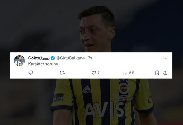 Mesut Özil'den Fenerbahçeli taraftarları hayal kırıklığına uğratan hamle! Sosyal medyada tepki çok büyük G5
