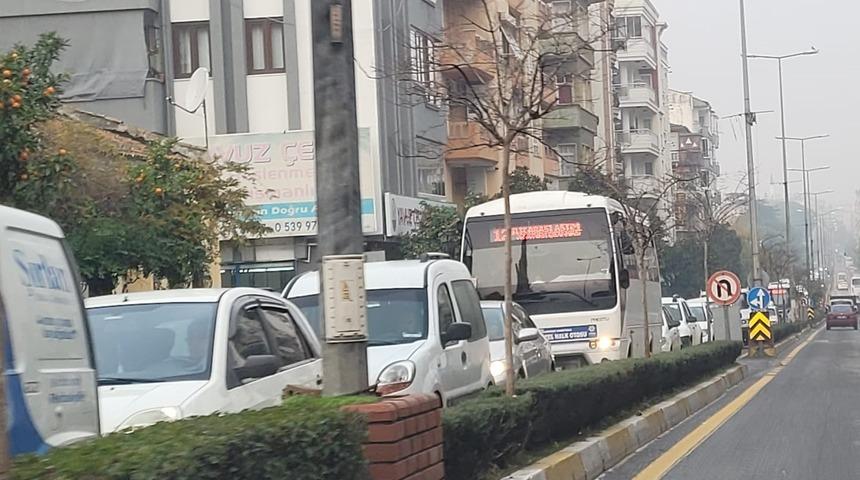 Aydın’da trafik yoğunluğu dikkat çekiyor