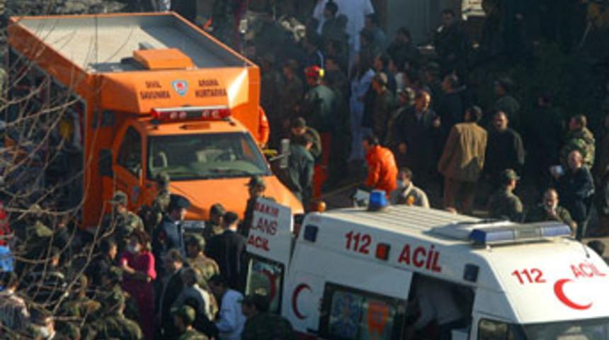 Askeri lojmanda patlama