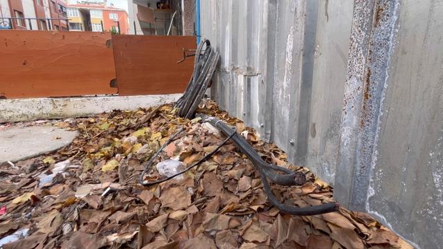 Sokaktaki internet kablolarını testere ile kesti, sebebi şoke etti! 'Kalabalık yapıyorlardı'