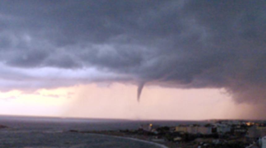 Alanya'da hortum paniği