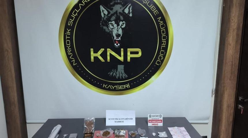 Kayseri’de 1 ayda 7.5 kilo uyuşturucu ele geçirildi