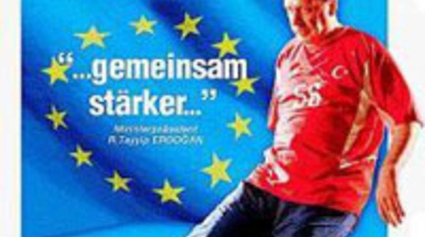 Erdoğan'ın futbolcu posterleri