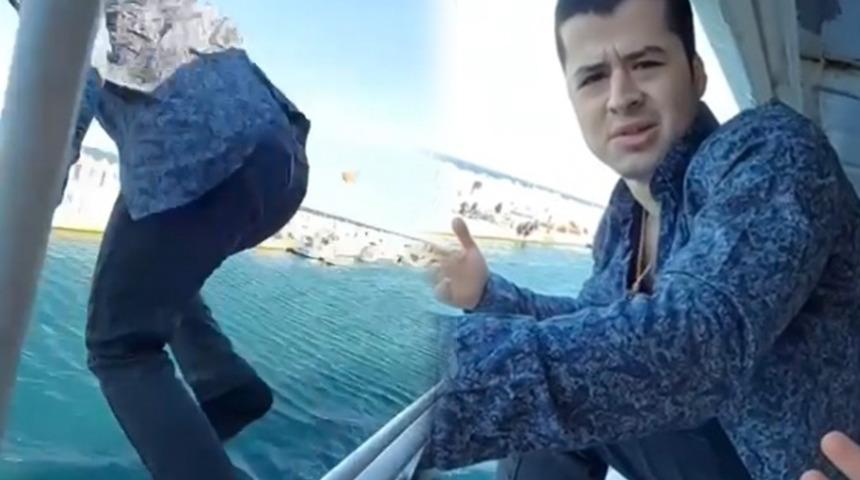 Daha önce vapurdan denize atlamıştı! Sosyal medya fenomeni bu kez bakın ne yaptı