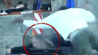 Mahkemede kaos! Şartlı tahliye talebi kabul edilmeyince dehşet saçtı: O anlar saniye saniye kaydedildi!