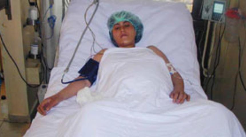 Hamile kadın hapşırınca fel&ccedil; oldu